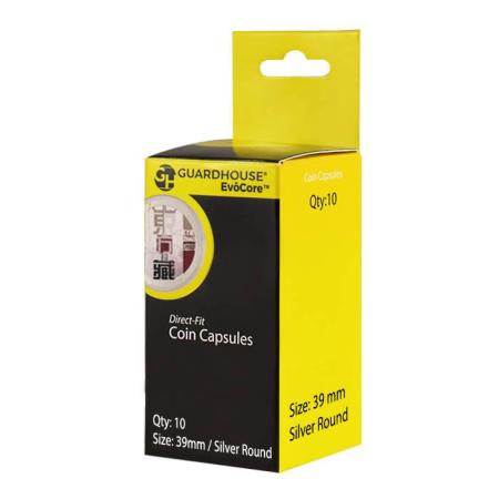 Guardhouse Capsules - Direct Fit - 39mm (Silver Round) -- Pack of 10
