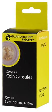 Guardhouse Capsules - Direct Fit - 16mm (1/10 oz AGE) -- Pack of 10