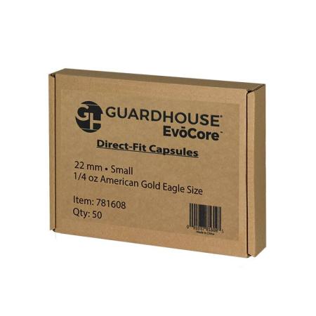 Guardhouse Capsules - Direct Fit - 22mm (1/4 oz AGE) -- Bulk Box of 50