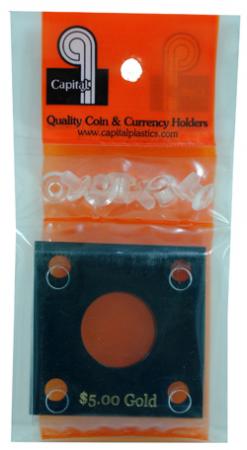 Capital Holder - $5 Gold 22.5mm, 2x2