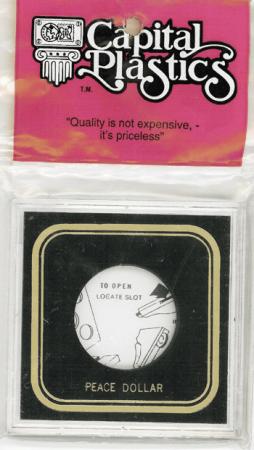 Capital Holder - Peace Dollar, 3.3x3.3