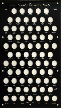 Capital Holder - Lincoln Memorial Cents 1980-1999