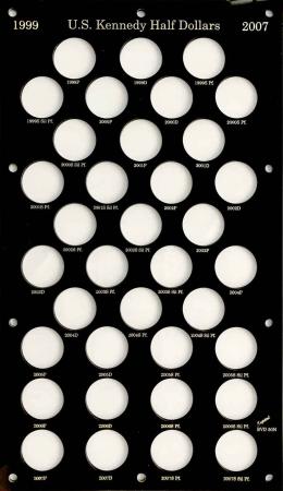 Capital Holder - Kennedy Half Dollars 1999-2007