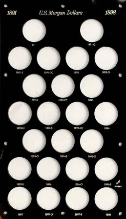 Capital Holder - Morgan Dollars 1891-1898