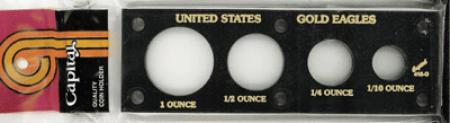 Capital Holder - Gold Eagles (50, 25, 10, 5), 2x6