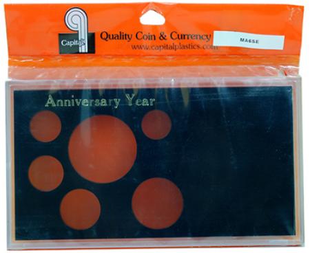 Capital Holder - Anniversary (Cent through Silver Eagle), Meteor