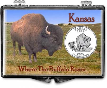 Edgar Marcus Snaplock Holder -- Kansas -- Bison