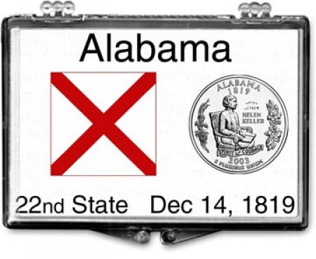 Edgar Marcus Snaplock Holder -- Alabama State Flag