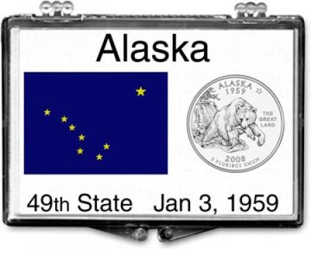 Edgar Marcus Snaplock Holder -- Alaska State Flag