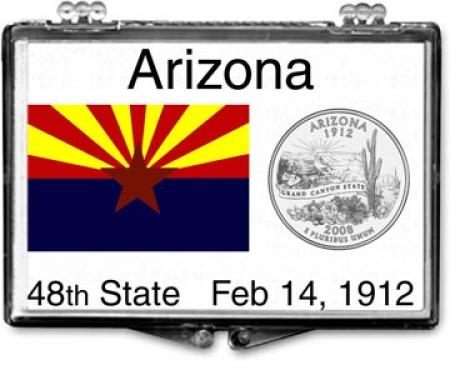 Edgar Marcus Snaplock Holder -- Arizona State Flag