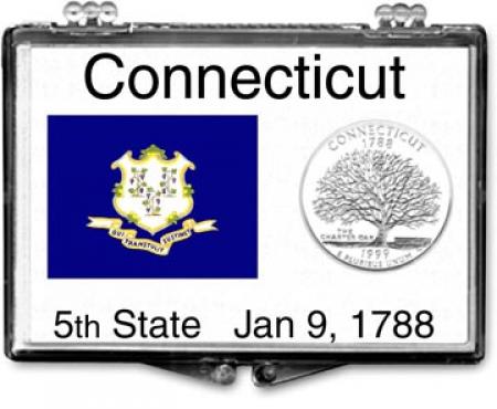 Edgar Marcus Snaplock Holder -- Connecticut State Flag