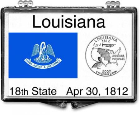 Edgar Marcus Snaplock Holder -- Louisiana State Flag