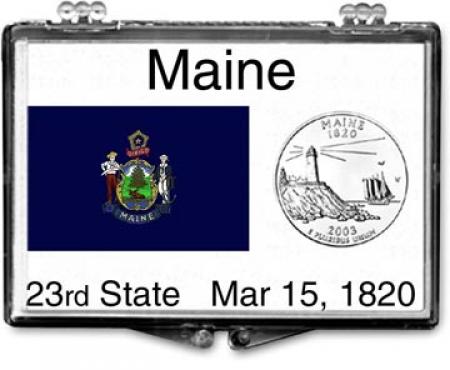 Edgar Marcus Snaplock Holder -- Maine State Flag