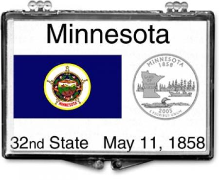 Edgar Marcus Snaplock Holder -- Minnesota State Flag