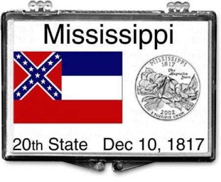 Edgar Marcus Snaplock Holder -- Mississippi State Flag