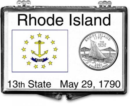 Edgar Marcus Snaplock Holder -- Rhode Island State Flag