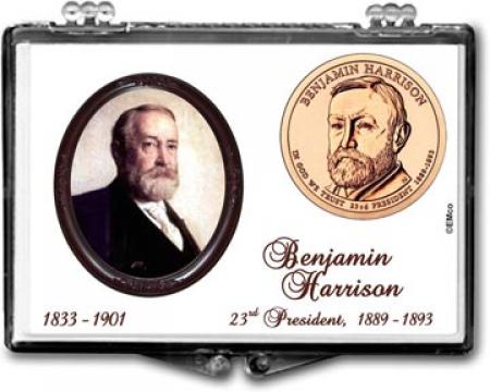 Edgar Marcus Snaplock Holder -- Benjamin Harrison