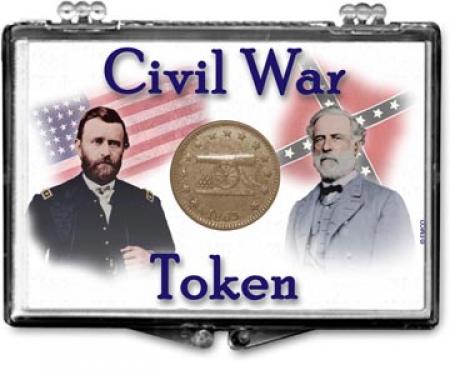 Edgar Marcus Snaplock Holder -- Civil War Token -- Generals