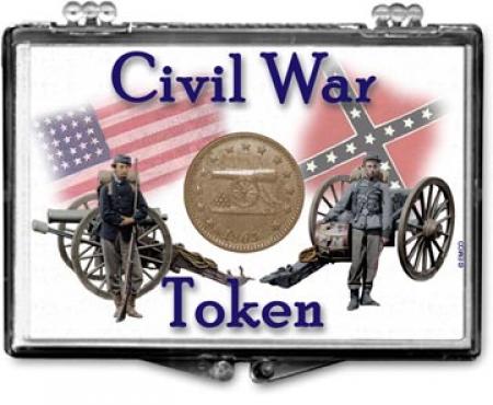Edgar Marcus Snaplock Holder -- Civil War Token -- Soldiers