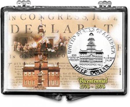 Edgar Marcus Snaplock Holder -- Bicentennial Half Dollar