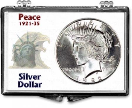 Edgar Marcus Snaplock Holder -- Peace Dollar