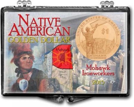 Edgar Marcus Snaplock Holder -- 2015 Native American Golden Dollar