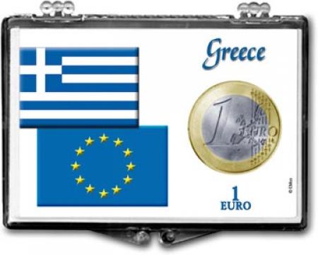 Edgar Marcus Snaplock Holder -- 1 Euro -- Greece