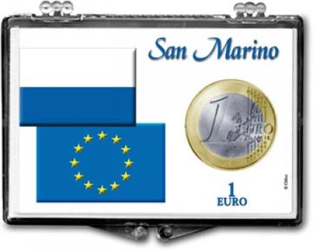 Edgar Marcus Snaplock Holder -- 1 Euro -- San Marino