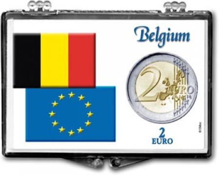 Edgar Marcus Snaplock Holder -- 2 Euro -- Belgium