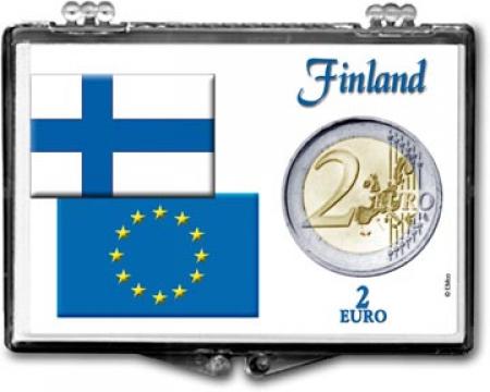 Edgar Marcus Snaplock Holder -- 2 Euro -- Finland