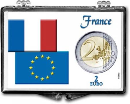 Edgar Marcus Snaplock Holder -- 2 Euro -- France
