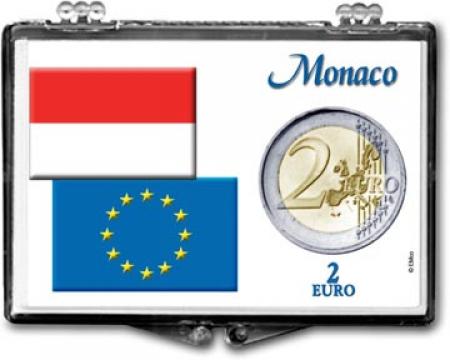 Edgar Marcus Snaplock Holder -- 2 Euro -- Monaco