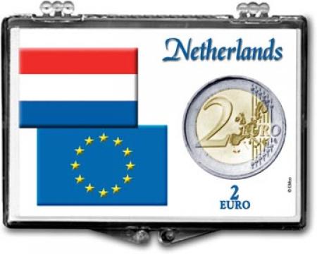 Edgar Marcus Snaplock Holder -- 2 Euro -- Netherlands