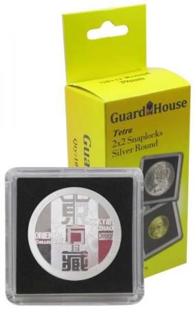 Guardhouse Tetra 2x2 Snaplocks -- Silver Round Size -- Pack of 10