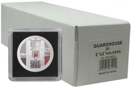 Guardhouse Tetra 2x2 Snaplocks -- Silver Round Size -- Box of 25 -- Box of 25