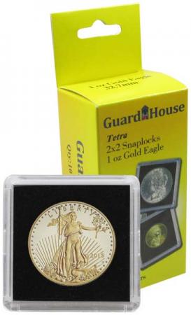 Guardhouse Tetra 2x2 Snaplocks -- 1 oz Gold Eagle Size -- Pack of 10