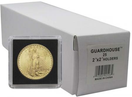 Guardhouse Tetra 2x2 Snaplocks -- 1 oz Gold Eagle Size -- Box of 25 -- Box of 25
