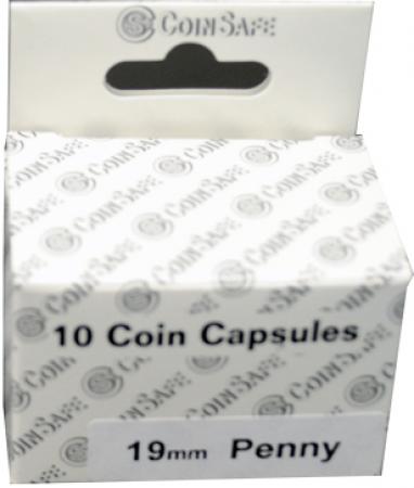 Coin Safe Capsule - Cent Size - 10 pack
