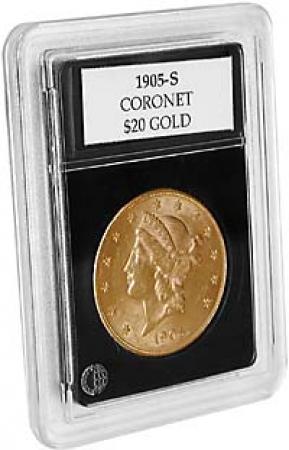 Coin World Premier Coin Holders -- 34.3 mm --$20 Gold (1849-1933)