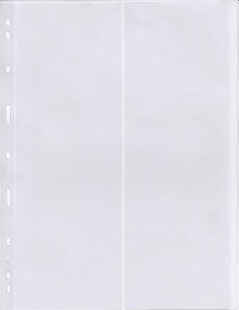 Lighthouse Vario 2VC Pages -- 2 Pockets (Vertical)  -- Pack of 5 -- Clear