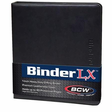 BCW 1-Inch Collectors Binder LX -- Black