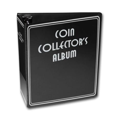 BCW 3-Inch Coin Collector's Binder -- Black