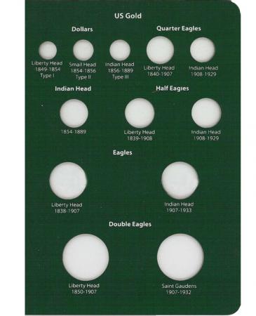 Intercept Shield Album: United States Type Gold Page