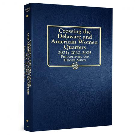 Whitman Album 4949 Crossing the Delaware and American Women Quarters - P&D - 2021-2025