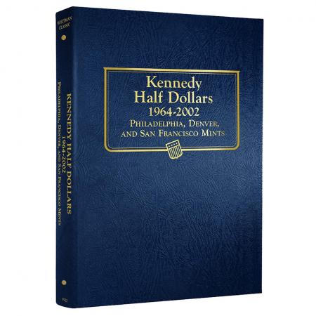 Whitman Album Kennedy Half Dollars 1964-2002