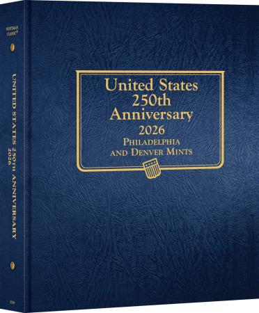 Whitman Classic Coin Album - United States 250th Anniversary Collection: 2026 (P & D Mints)