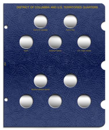 Whitman Album 2009 Territory Quarter Update Page - Single Mint