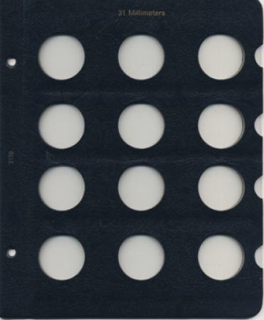 Whitman Album Blank Page - 31mm