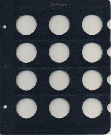 Whitman Album Blank Page - 33mm