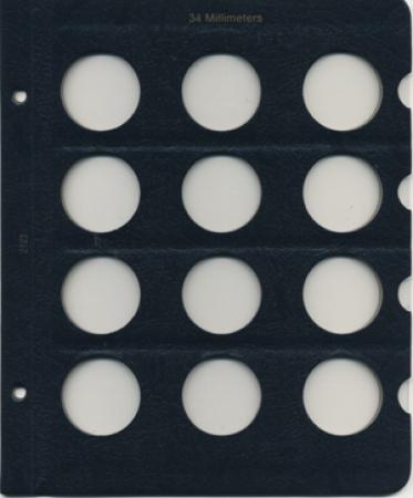 Whitman Album Blank Page - 34mm